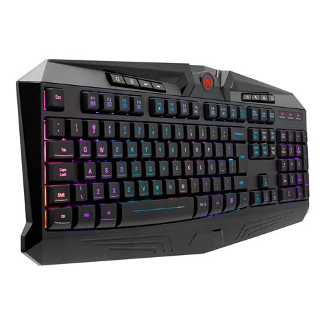 Teclado Membrana Gamer Redragon Harpe Rgb Preto K503rgb Concórdia