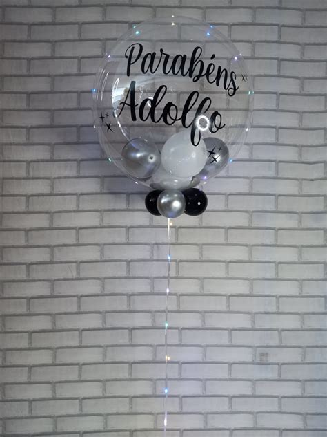 Arranjo De BalÕes Com BalÕes Numeral Bubble Personalizado Leds