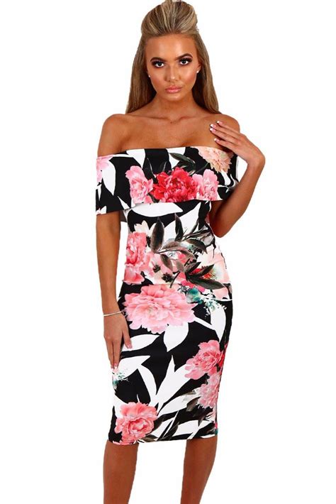 the fabulous floral fitted dress fitted floral dress floral bodycon midi dress sexy floral