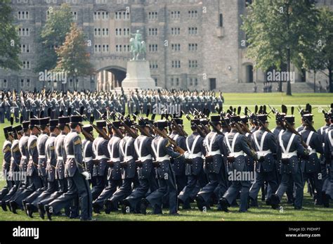 Formal Cadet Parade At The United States Military Academy West Point