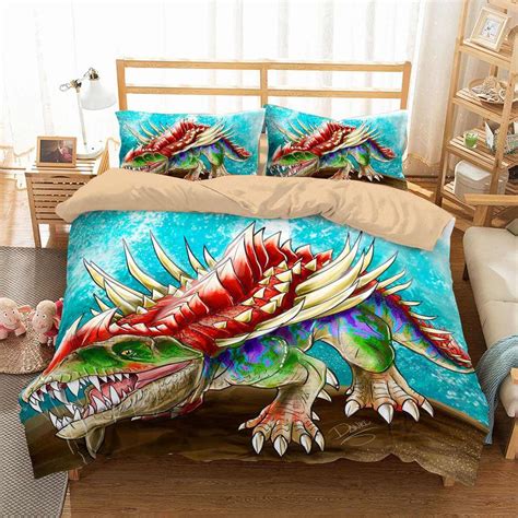 There is something so exciting (particularly to boys but to many girls as well) about those amazing. 3D Customize Jurassic World Bedding Set Duvet Cover Set Bedroom Set Bedlinen in 2020 | Duvet ...