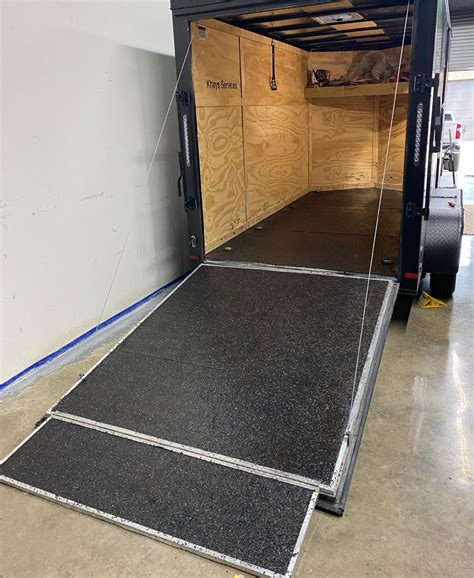 Enclosed Epoxy Trailer Flooring Atlanta Khays Services