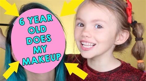 6 year old does my makeup youtube