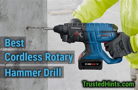 This first cordless rotary hammer drill is surely a great one. Best Cordless Rotary Hammer Drills of 2020 | Reviews & Top ...