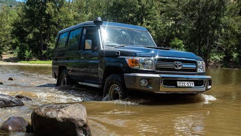 Toyota Troop Carrier Off Road Review Landcruiser Gxl Adventure Carsguide