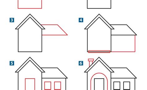 How To Draw A House Step By Step House Drawing For Kids Super Easy