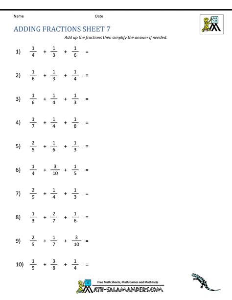 7th Grade Math Worksheets Printable With Answers 7th Grade Math