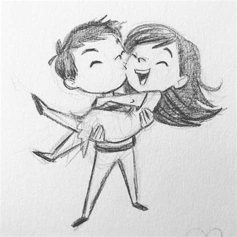 Pencil Sketch Cute Couple Drawings Drawings Love Drawings