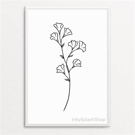 Check out our minimalist line art selection for the very best in unique or custom, handmade pieces from our prints shops. Simple Floral wall art printable Minimalist Flower print ...
