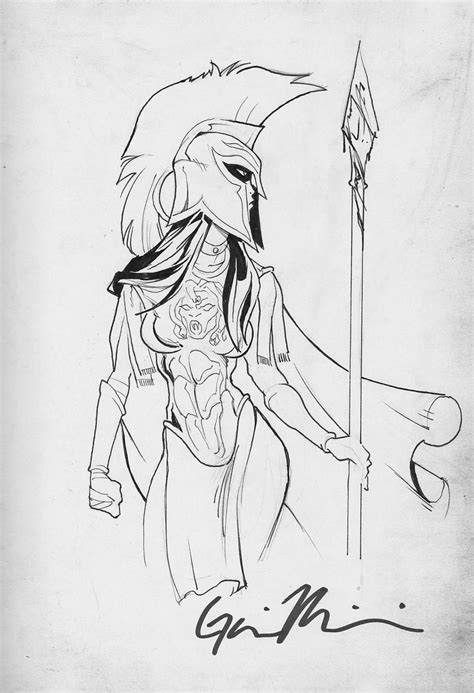 Book Sketch Athena By Gavinmichelli On Deviantart