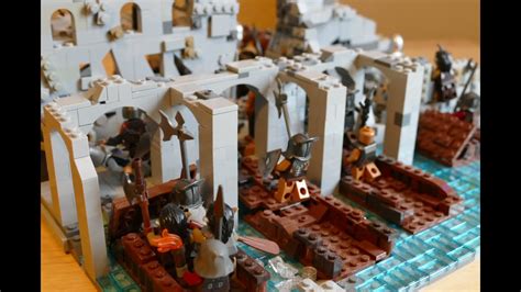 Lego Lord Of The Rings Osgiliath Moc Youtube