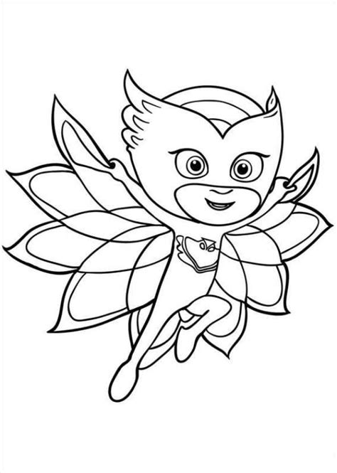 Keep your owl eyes! on owlette! PJ Masks Coloring Pages - Best Coloring Pages For Kids