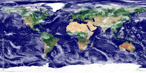 Obraz World Texture Satellite Image Of The Earth High Resolution Texture Of The Planet With
