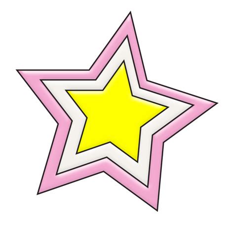Mq Pink Star Stars Circle Clip Art Library