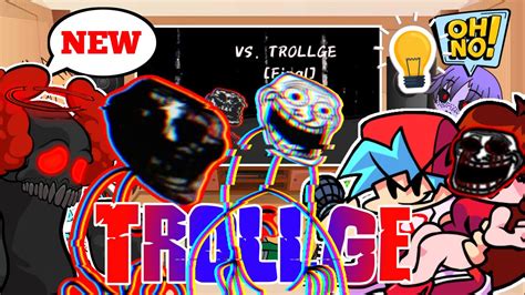 Fnf React To Tricky Trollge Mod Friday Night Funkin Game Videos