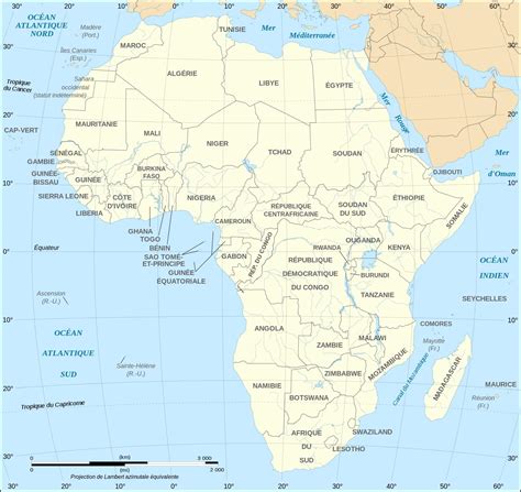 Une Carte D Afrique Carte De La Norvege