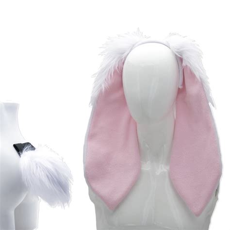 Pawstar Floppy Bunny Ear And Tail Set Choose Your Theme Color Etsy