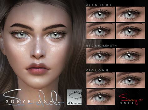 Sims 4 Realistic Eyelashes Evepola