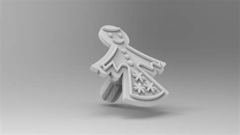Stl File Christmas Cookie Cutters With Stamp Shape 5 🎄・3d Printable