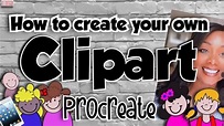 How to create your own Clipart || Using Procreate || Digital Art ...
