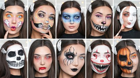 10 Last Minute Halloween Makeup Ideas Youtube