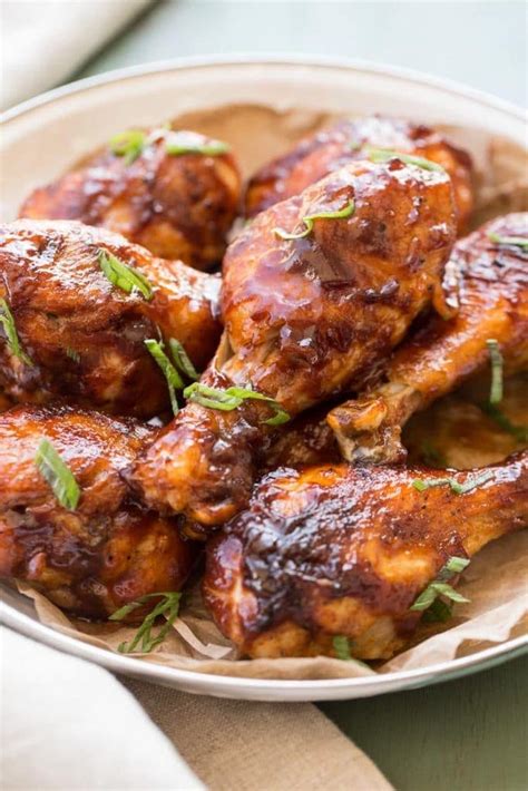 Barbecue Baked Chicken Drumsticks Julies Eats And Treats