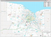 Monroe County, NY Wall Map Premium Style by MarketMAPS - MapSales
