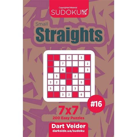 Sudoku Small Straights 200 Easy Puzzles 7x7 Volume 16