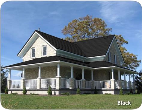 Black Metal Roofing Colours House Exterior Roof
