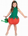 Disfraz vestido fresa niña: Este disfraz de fresa para niña incluye un ...