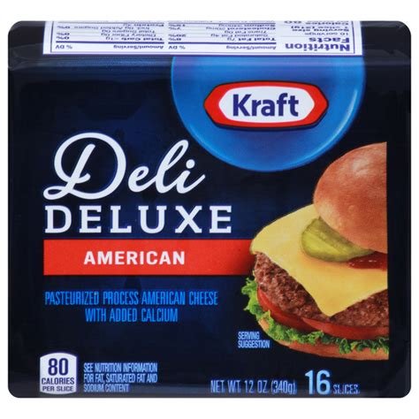Save On Kraft Deli Deluxe American Cheese Slices 16 Ct Order Online