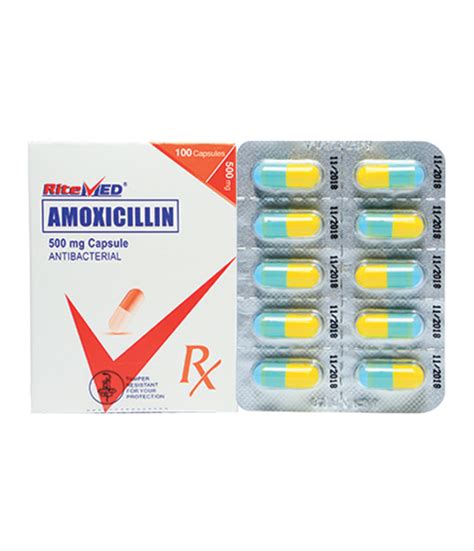 Ritemed Amoxicillin 500mg Capsule Rose Pharmacy Medicine Delivery