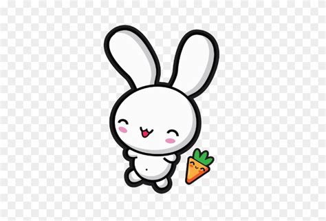 Premium Vector Clipart Kawaii Bunny Cute Bunny Planning Clipart Instant Download Kawaii Clipart