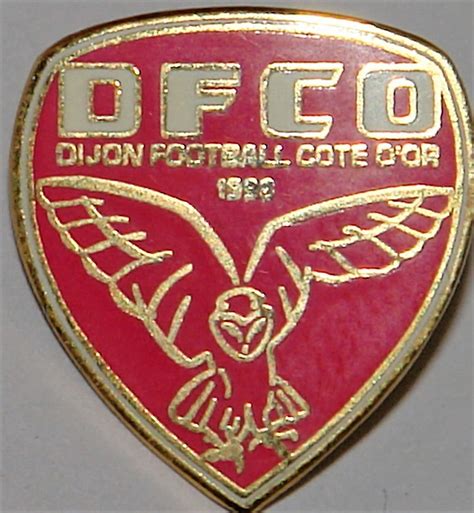 Dijon Dfcd French Club Badge No 107 Scottish Football Memorabilia