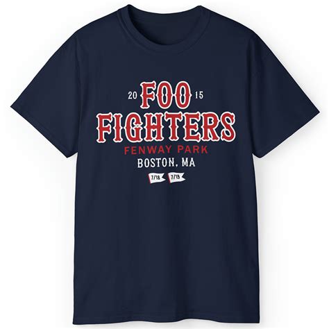 2015 Foo Fighters Fenway Park Concert Shirt Tokopyramid