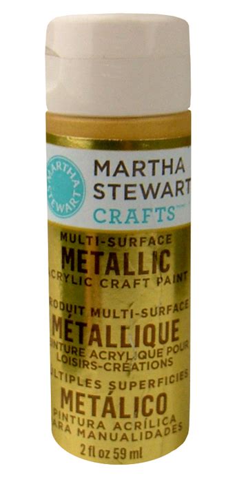 Martha Stewart Crafts Paint Metallic Finish Yellow