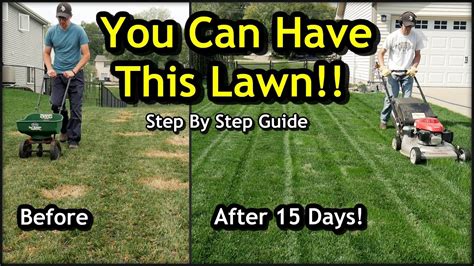 Can You Seed An Existing Lawn Planting Grass Seed Over Existing Grass Or New Lawn Youtube