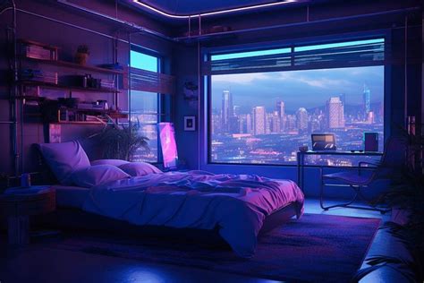 Cyberpunk Style Bedroom Designs In 2023 Futuristic Bedroom