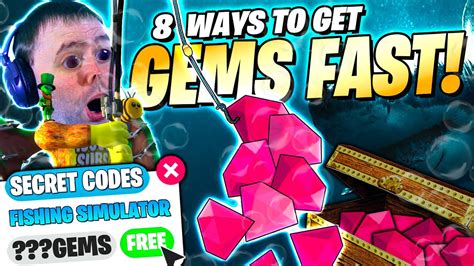 How To Get Gems Fast 8 Ways New Secret Codes For Roblox Fishing