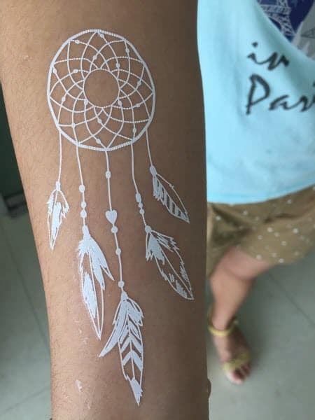 White Ink Tattoos On Dark Skin 20 Best Design Ideas Saved Tattoo
