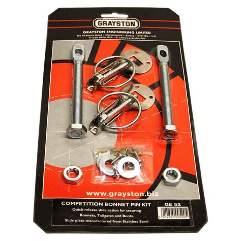 Grayston Stainless Steel Bonnet Pin Kit Ge52 Msar