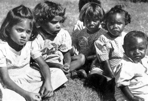 Cherbourg Memory Children At The Girls Dormitory At Cherbourg C1950