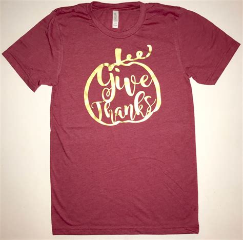 thanksgiving tee womens give thanks t shirt ladies etsy