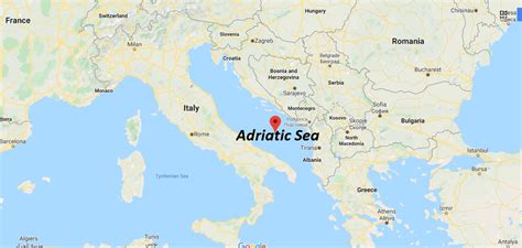 Where Is Adriatic Sea What Countries Are On The Adriatic Sea Where