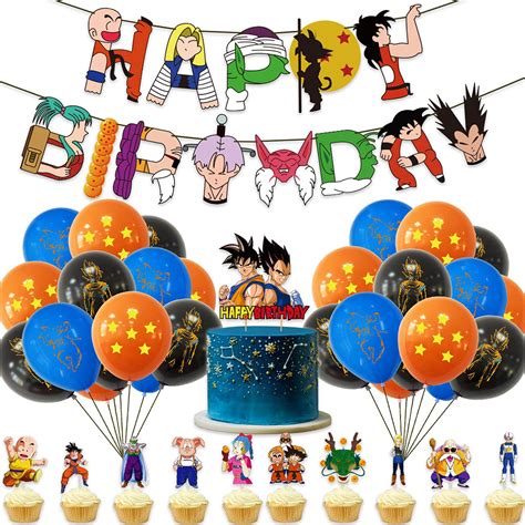 Buy Dragon Ball Party Supplies 34 Pieces Dragon Ball Birthday Party