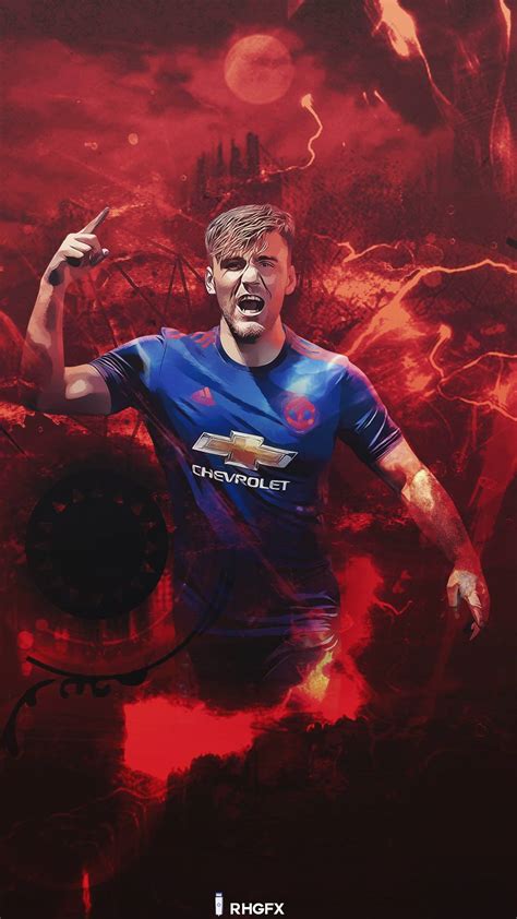 Manchester united hd wallpapers page high resolution wallarthd manchester united wallpaper for pc full hd pictures 1920×1080. Luke Shaw HD Mobile Wallpapers at Manchester United | Man ...