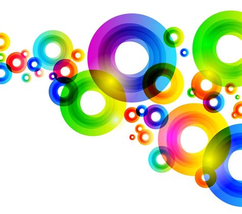 Colorful Circles Background Vector Graphic Free Vector Graphics All