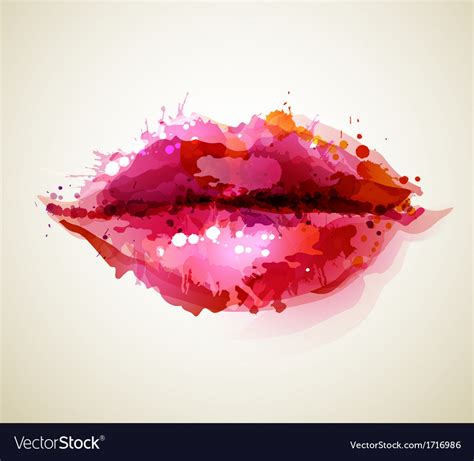 Lips Royalty Free Vector Image Vectorstock