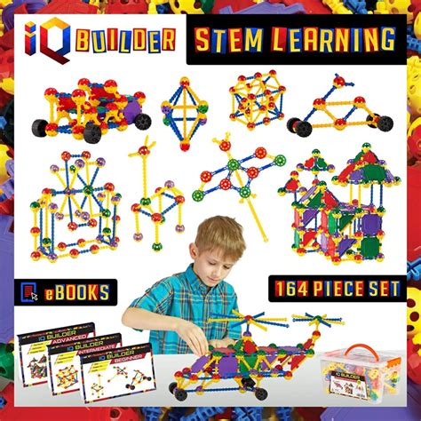 Iq Builder Stem Learning Toys Creative Construction Engineering Fun Educational Building