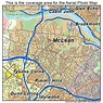 Aerial Photography Map of McLean, VA Virginia